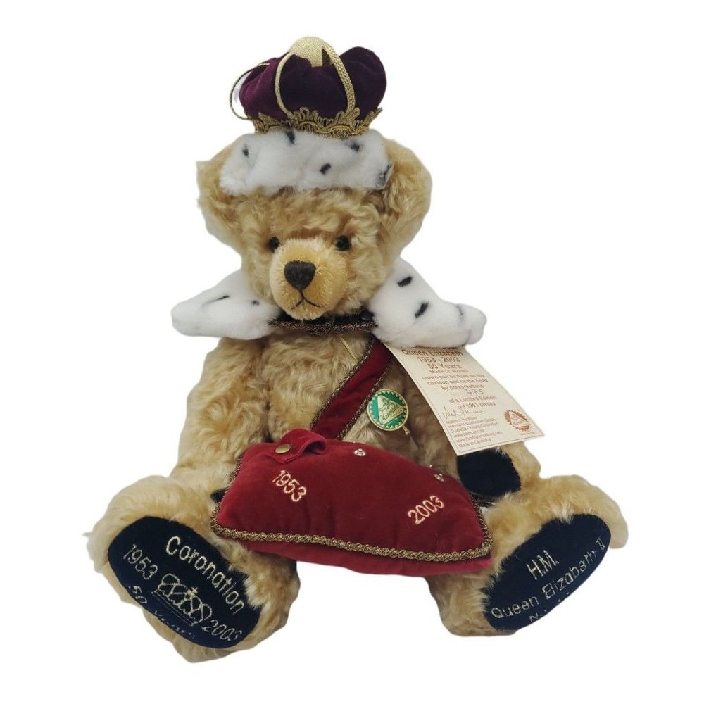 Martin J. Hermann  "Coronation Bear, Queen Elizabeth" 1953-2003 475 of 1953 NWT